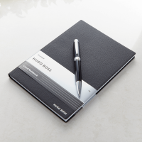 Essential Hugo Boss Black Notebook & Ballpoint Pen Set