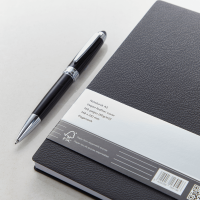 Essential Hugo Boss Black Notebook & Ballpoint Pen Set