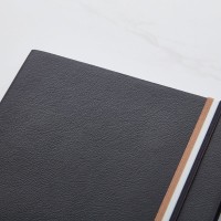 HUGO BOSS Iconic A5 Black Lined Notebook