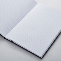 HUGO BOSS Iconic A5 Black Lined Notebook