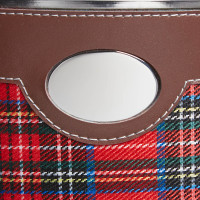 Personalised 8oz tartan Flask