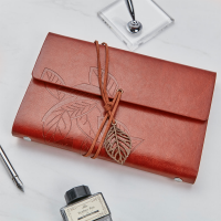 personalised Notebook & Quill Pen Set