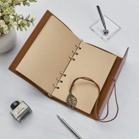 personalised Notebook & Quill Pen Set