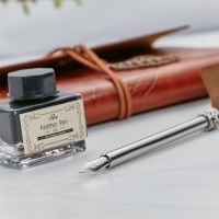 personalised Notebook & Quill Pen Set