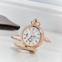 Moon and Stars Pocket Watch