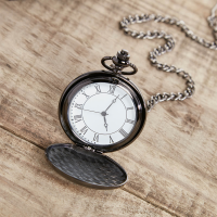 personalised Gun Metal Pocket Watch