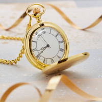 personalised Gold Pocket Watch