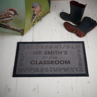 personalised ABC 123 Classroom Doormat