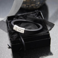 personalised Andres Mens Leather Bracelet