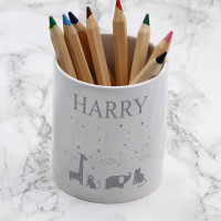 personalised starry nights pot