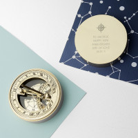 Anniversary Brass Nautical Compass 