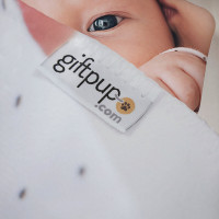 Baby Boy Info Blanket