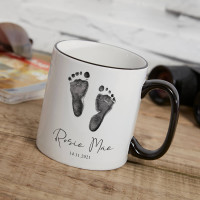 Baby Footprint Two Tone Mug