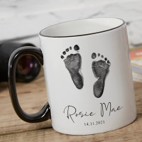 Baby Footprint Two Tone Mug