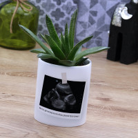 Personalised Baby Scan Plant Pot