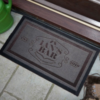 personalised Bar Name Doormat