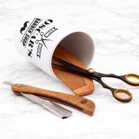 personalised Barbershop Shaving Pot