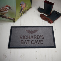 personalised Bat Cave Doormat