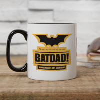 personalised Batdad Two Tone Mug Black