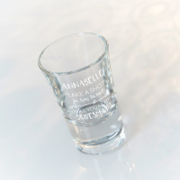 personalised Be My Bridesmaid Conical Shot Glass
