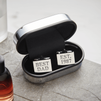 Best Dad Est Cufflinks