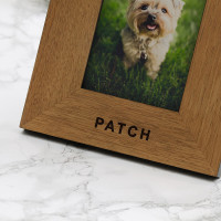 personalised best dog photo frame