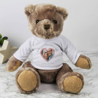 personalised Best Girlfriend Ever Cuddly Photo Bear