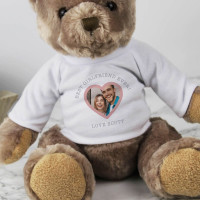 personalised Best Girlfriend Ever Cuddly Photo Bear