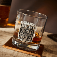 English Pewter Best Man Glass Whisky Tumbler
