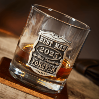 English Pewter Best Man Glass Whisky Tumbler