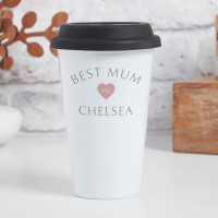 personalised Best Mum in Travel Mug