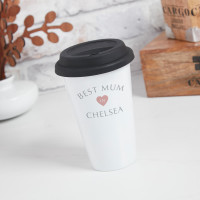 personalised Best Mum in Travel Mug