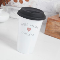 personalised Best Mum in Travel Mug