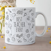 Personalised Best Teacher Ever Durham Mug