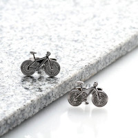 personalised Bicycle Cufflinks Gift Set