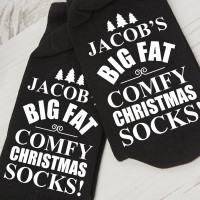 personalised christmas socks