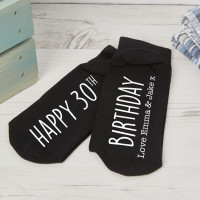 personalised birthday socks