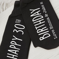 personalised birthday socks