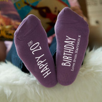 personalised birthday socks