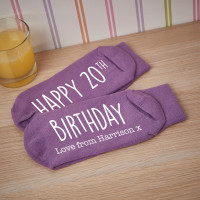 personalised birthday socks