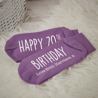 personalised birthday socks