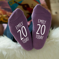 personalised birthday socks