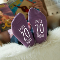 personalised birthday socks