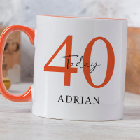 Personalised two tone mug