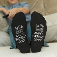 personalised birthday cake socks