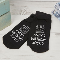 personalised birthday cake socks