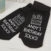 personalised birthday cake socks