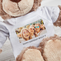 personalised Medium Bodo Photo Bear