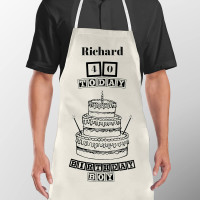 Personalised Birthday Cake Apron 