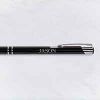 Black Engraved Pen